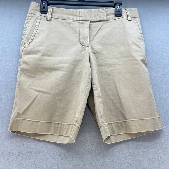 J. Crew Pants - J. Crew Women's City Fit Khaki Chino Shorts Size 6 Stretch
